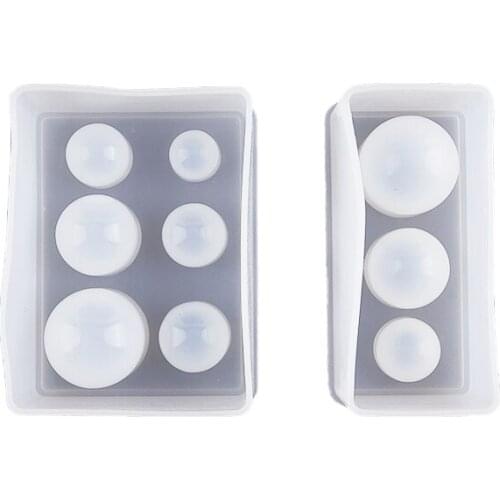 Crystal Drop Gel Sphere Silicone Mold Star Ball Mold Multi-size Ball Mold Silicon Molds For Resin Art