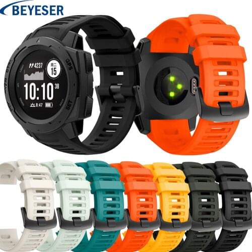 Watch Band For Garmin instinct Smartwatch wrist straps for garmin instinct silicone sport bracelet watch band strap accessories