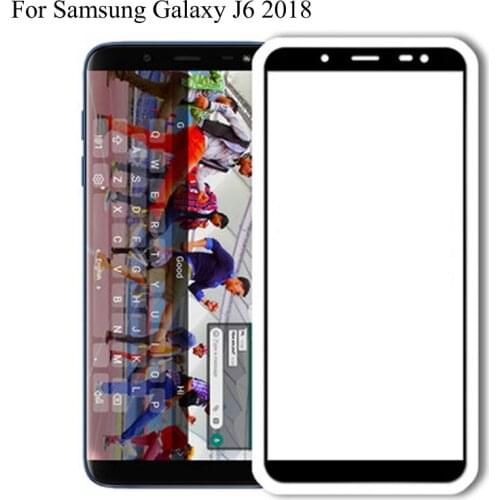 2PCS Ultra-Thin screen protector Tempered Glass For Samsung Galaxy J6 2018 full Screen protective For Samsung Galaxy J 6 2018