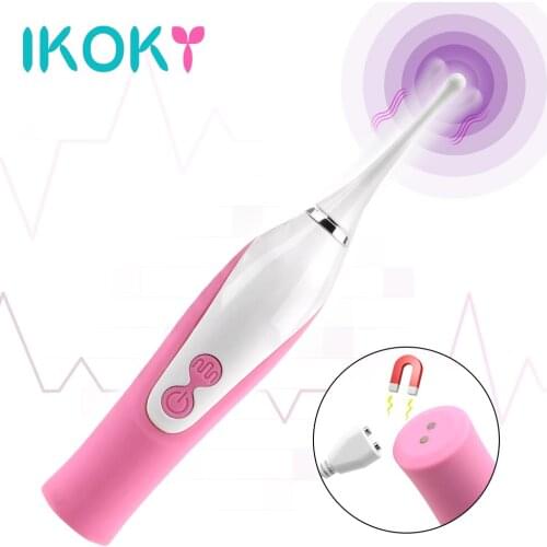 IKOKY G-Spot Vibrator Masturbator Nipple Massager 10 Frequency Sex Toys for Women Flirting Toys Lick Clitoris Vagina Stimulator