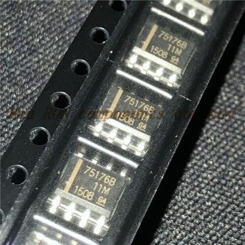 10PCS/LOT SN75176B 75176 75176B SN75176BDR SOP-8 New original In Stock