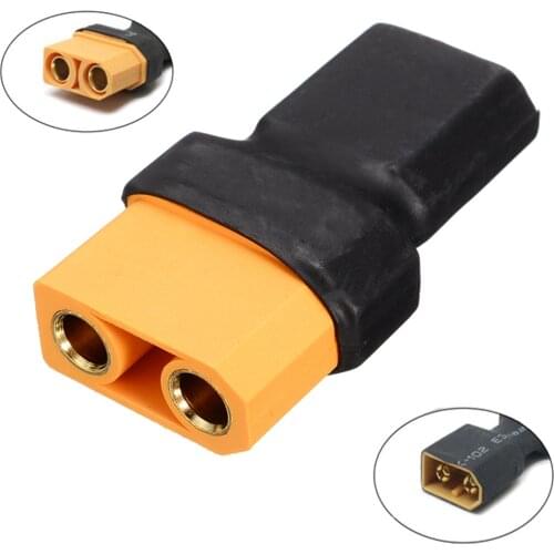 2pcs XT60 Male To XT90 Female Power Adapter Converter Connector Plug For Fit RC Car Ship Models Convert Battery To ESC / Charger