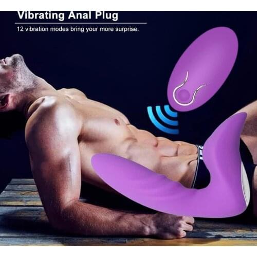 Female G-spot Silicone Anal Butt Plug Anal Dildo Vibrator Male Prostate Massager Masturbation Adult Women Sex Toys for Couple