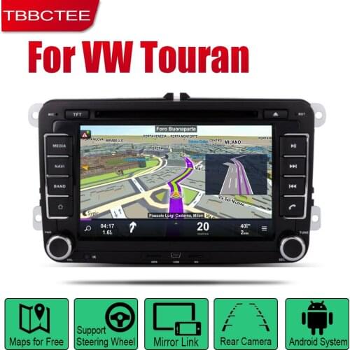 Android Car Radio Stereo GPS Navigation For Volkswagen VW Touran 2003~2015 Bluetooth wifi 2din Car Radio Stereo Player