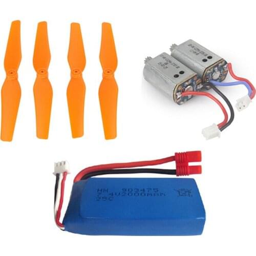 Crash Pack for Syma X8C / X8W / X8G RC Quadcopter Spare Parts Accessories Bag Propeller & Motor & Battery