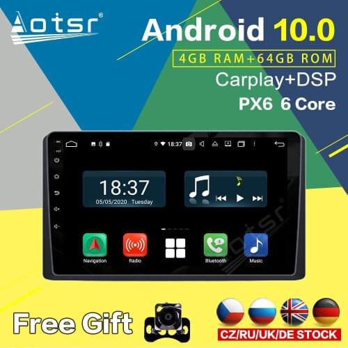 2 Din Car Radio Android 10 Car CD DVD Player for KIA Carnival Sedona 2019 2020 GPS Navigation HD Headunit Auto Stereo Screen BT