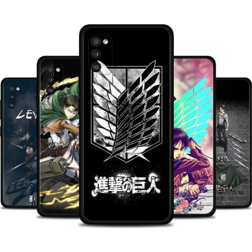 Smartphone Case for Samsung Galaxy A21s A21 A12 A11 A02s A02 A01 Cover Silicone Shell Soft Capa Attack On Titan Anime
