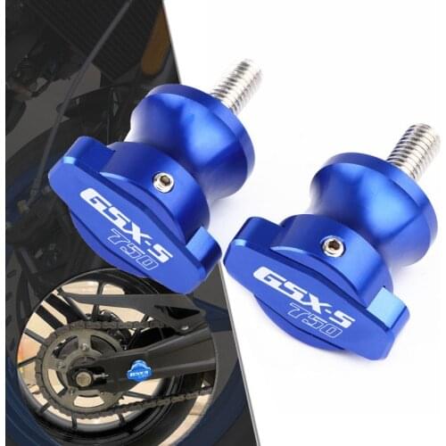 For Suzuki GSX-S750 GSXS750 2011-2018 GSXS GSX-S 750 Motorcycle Accessories CNC Aluminum Swingarm Spools Slider 8MM Stand Screw