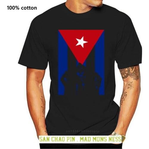 Fitted Cuban Revolution T Shirt For Men 100% Cotton Famous Comic Men And Women T Shirts O-Neck Clothing 2019
