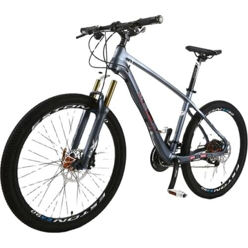 Factory Direct Sales 27 Speed 26 Inch Carbon Fiber Mountain Bike Oil Brake Double Disc Mountain Bikes Men And Women Cycle Racing