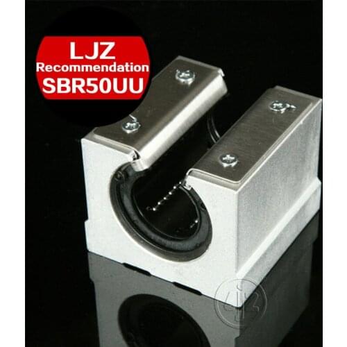 Linear motion ball slide units block bearings SBR50UU Bore size 50mm