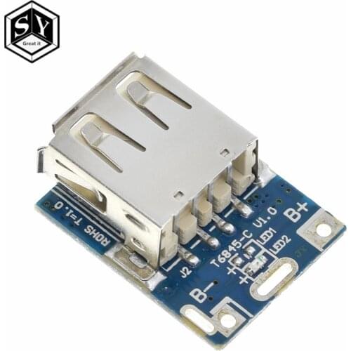 5V Boost Step Up Power Module Lithium LiPo Battery Charging Protection Board LED Display USB for DIY Charger 134N3P Program