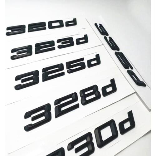 Car Styling Stickers Emblem Badge for 3 5 Series 316d 318d 320d 323d 325d 328d 330d 335d 340d X1 X3 X5 E46 E90 Car Accessories