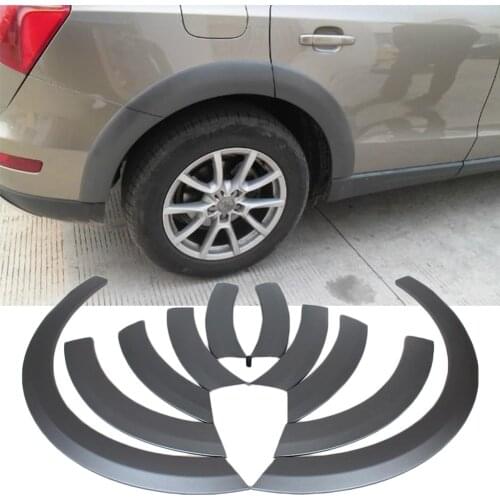 PP Car Wheel Arch Eyebrow Stripe For Audi Q5 Standard Bumper 2009-2013 Car Fender Wheel Modling Trims Wheel Arches Protector