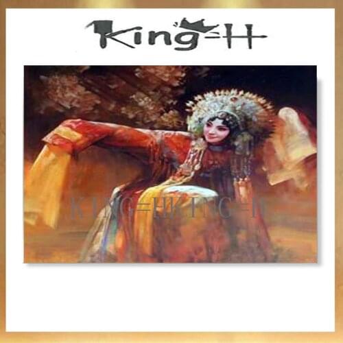 Hand painted abstract character oil painting on canvas face wall painting living room bedroom home decoration