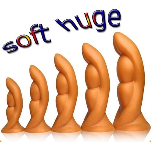 Sexy Shop Huge Anal Plugs Silicone Dildo Adult Masturbator Sex Products Big Butt Plug Anal Vagina Dilator Sex Toys for Women Men