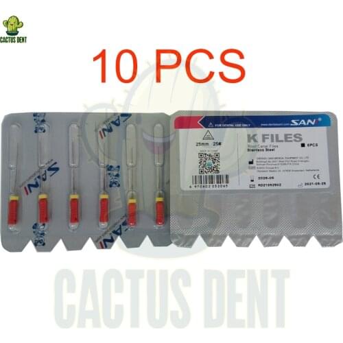 Dentistry Endodontic Instruments Sani Endo File K File Stainless Steel Manual / Super Roots Canal File Endodontics Rotary