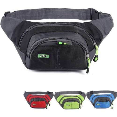 Running Bag Large Capacity Sports Waist Bag Waterproof Running Chest Bag Unisex Sports Casual Fashion Waist Bag Sports Equipment