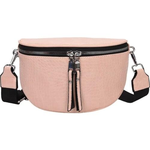 Female Fashion Chain Handbag Hobos Bag Banana Belt Purse Luxury Designer Saddle Womens Chest Bag High Quality Crossbody Bags