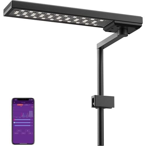 Chihiros New C2 RGB Series Plant Grow LED Light Mini Nano Clip Aquarium Fish Tank Blue Tooth Sunrise Sunset C2 RGB Lamp