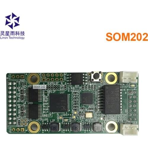 Linsn led control card SOM202 Support 1024*256 led stage light SOM202 receiver card for full color smd led panel display module