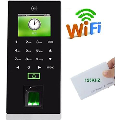 ZK TF2000 IPUSH Device Fingerprint Rrcognition RAll-in-One Door Sensor Switch Cable Doorbell, Multiple Authentication Methods