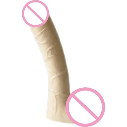 50LF Waterproof Realistic PVC Dildo with Suction Cup Reusable Artificial Extender Lengthen Adult Couples Sex Toy