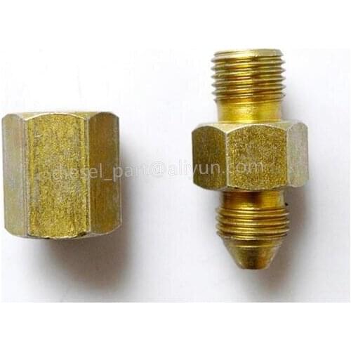 Total 6 pieces 14 turn 12 high pressure injector common rail injector pipe connector injector pipe connector 14 to 12