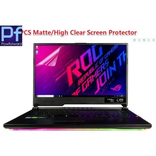 5pcs/pack for Asus ROG Strix Hero III G731GW /Asus ROG Strix G GL531GV 15.6'' Clear/Matte Notebook Laptop Screen Protector Film