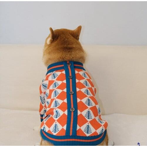 Winter Dog Clothes Sweater Pug Dog Clothing French Bulldog Costume Christmas Pet Coat Outfit Garment Schnauzer Poodle Apparel