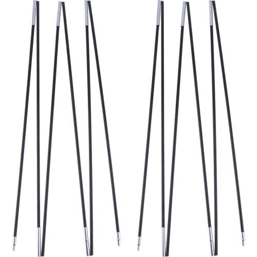 2Pcs Collapsible Lightweight Poles for Camping Tents, Backpacking, Hammocks