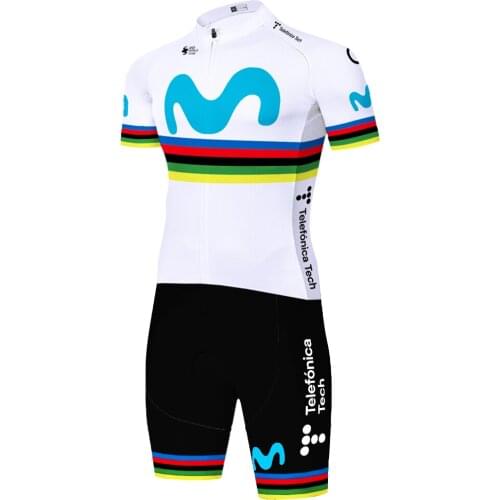 Team movistar cycling jersey short sleeve bodysuits men cycling skinsuit bicycle jumpsuit men triathlon suit cycling shorts