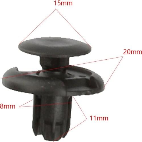 30Pcs Nylon Door Trim Panel Retainers Clips Bumper For 91501-S04-003