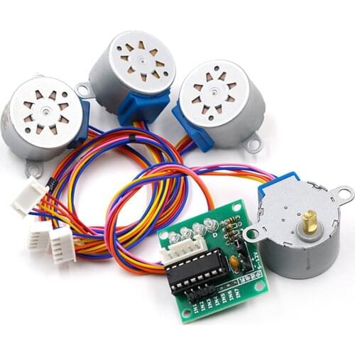 28BYJ-48-5V 4-phase 5 Wire Stepper Motor Gear Motor + ULN2003 Driver Drive Board for Arduino AVR SMD 5V 12V