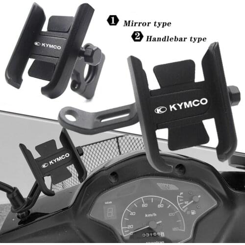 For KYMCO XCITING 250 300 350 400 500 kxct downtown Motorcycle accessories handlebar Mobile Phone Holder GPS stand bracket