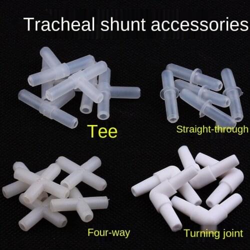 Aquarium fish tank air pump accessories oxygen pipe straight-through three-way four-way angle sub-air head tap