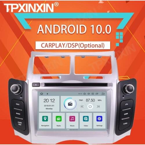 4+64G For Toyota Yaris 2005 - 2011 Android Stereo Car Radio Tape Recorder Multimedia Video Player GPS Navigation HeadUnit DVD
