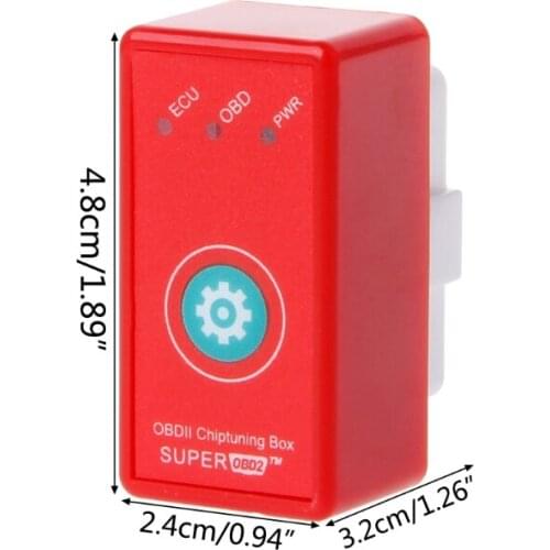 Vehicle OBD2 ECU Chip Tuning Box Plug Drive Super Upgrade Reset Function