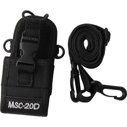 MSC-20D Walkie talkie Bag Holster Nylon Carry Case For Kenwood BaoFeng UV-5R UV-6R GT-3 BF-888S UV-82 DM-5R plus Portable Radio