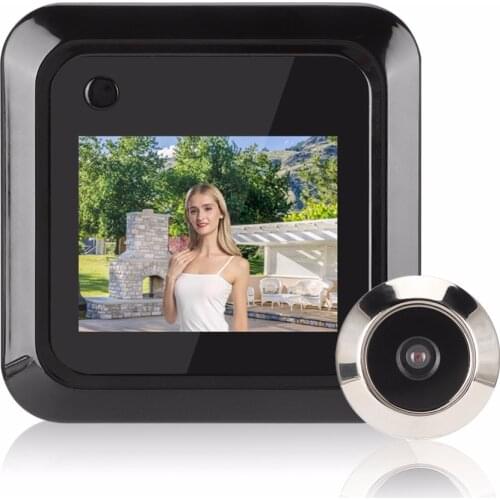 2.4 Inch LCD Color Screen Digital Doorbell 145 Degree Door Eye Doorbell Electronic Peephole Door Camera Viewer Outdoor Door Bell