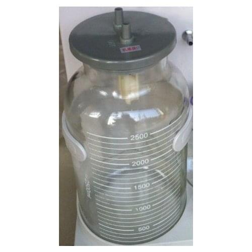 Electric suction device, abortion aspirator fittings, 2500ML drainage glass bottle stopper