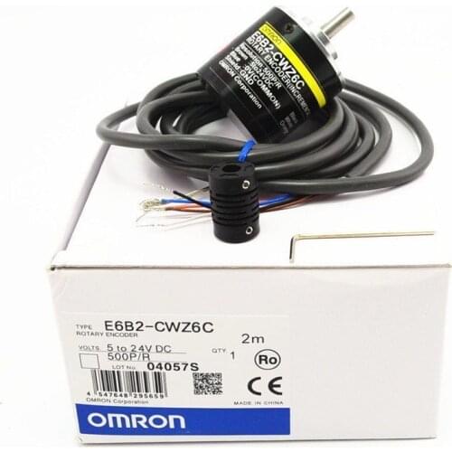 E6B2-CWZ6C Incremental Optical Rotary Encoder Rotary Switch 10P/R To 1800P/R 5-24V
