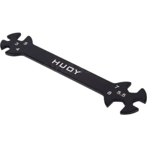Hudy Special Tool Wrench For Turnbuckles & Nuts DY181090 3 4 5.5 7 8MM For 1/5 1/8 1/10 M3 M4 M5.5 M7 M8 Nut Screw RC Car Parts