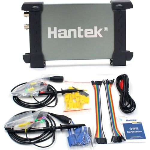 Hantek 6022BL 20MHz Bandwidth 48MSa/s 2 Digital Channels 16 Channels Logic Analyzer Handheld Portable PC USB Oscilloscope 6022BL