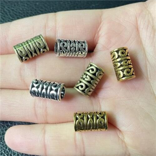 JunKang 10pcs round tube connector jewelry making DIY handmade bracelet necklace accessories pendant beads wholesale