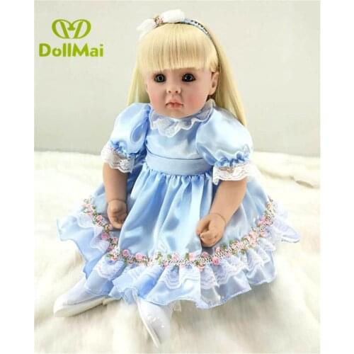 51cm Silicone Reborn Baby Doll Toys 20inch Vinyl Princess Toddler Girl Babies Doll High Quality Birthday Gift Play House Toy
