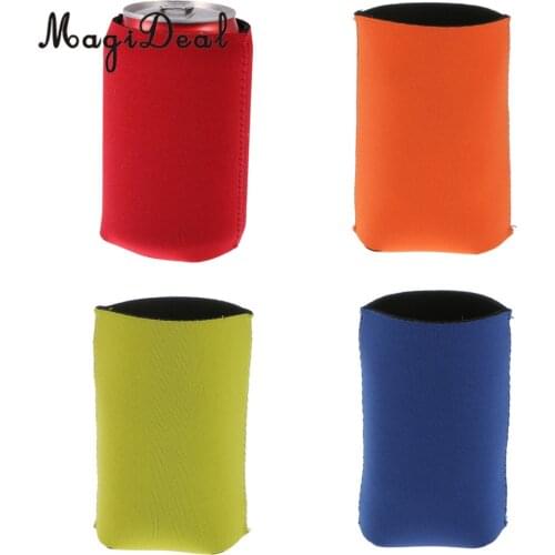 Magideal 1pcs Neoprene Cooling Beer Drinks Bottle Tin Can Cooler Sleeve Holder Birthday Hens Stag Party Favors Gifts