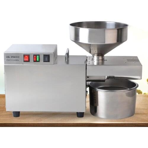 Oil Press Machine Stainless Steel Automatic Cold Press High Extraction Rate Oil Press Peanut Coconut Kernel Olive Kernel
