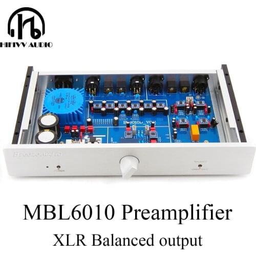 MBL6010D Gold Class Fully balanced for Audio preamplifier XLR RCA output JRC5534D AD4610 AD797 MUSES03 TALEMA Transformer