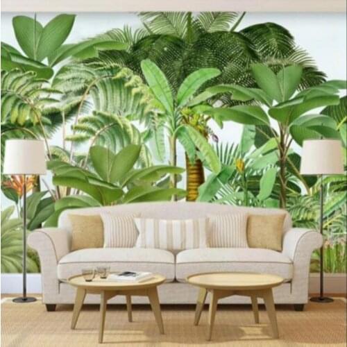 Milofi Custom Foto Behang 3D Afdrukken Tropische Regenwoud Slaapkamer Woonkamer Achtergrond Muur Decoratie Schilderen